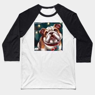 Cute Bulldog Drawing Baseball T-Shirt